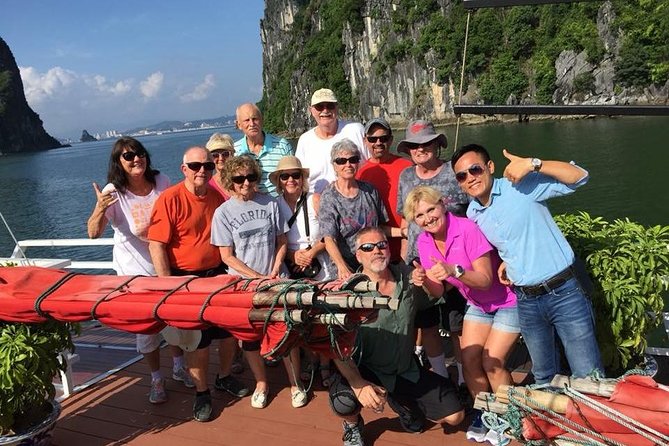 Small Group Halong Islands, Cave, Kayak. Seafood Lunch. Transfers - Arriving on the Gulf of Tonkin