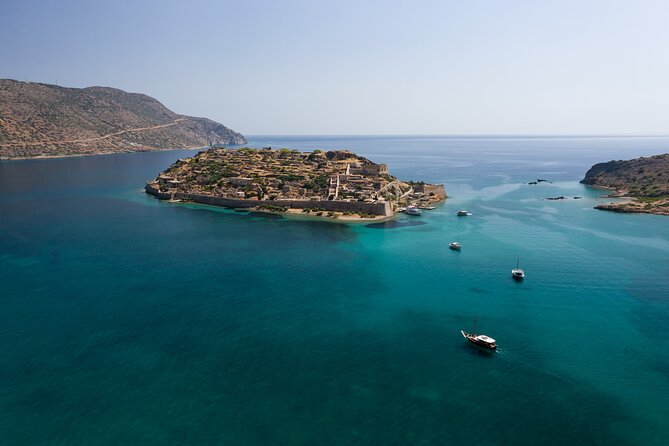 Small Group Sailing Cruise from Agios Nikolaos in Mirabello Bay - The first hour across Mirabello Bay