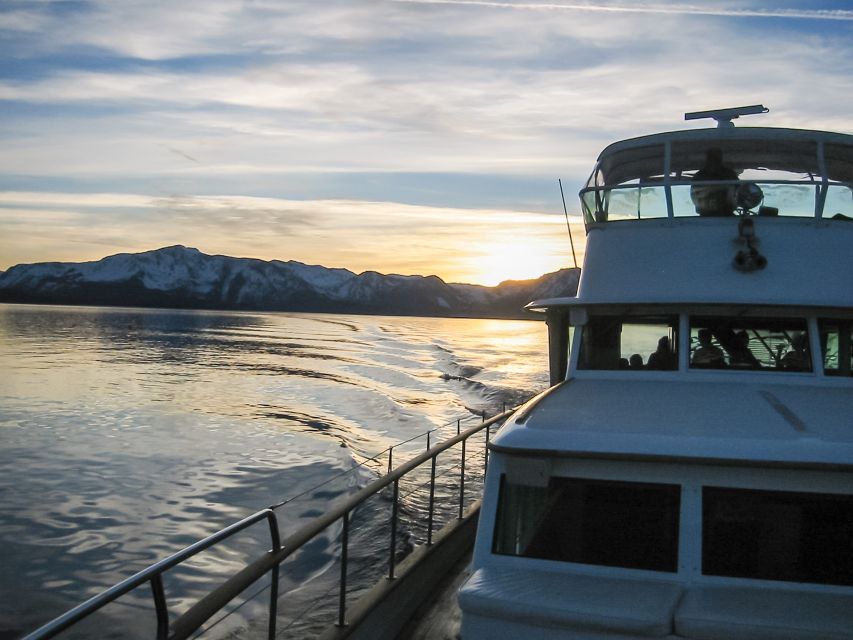 South Lake Tahoe: Sightseeing Cruise of Emerald Bay - Crossing South Lake Tahoe toward Emerald Bay