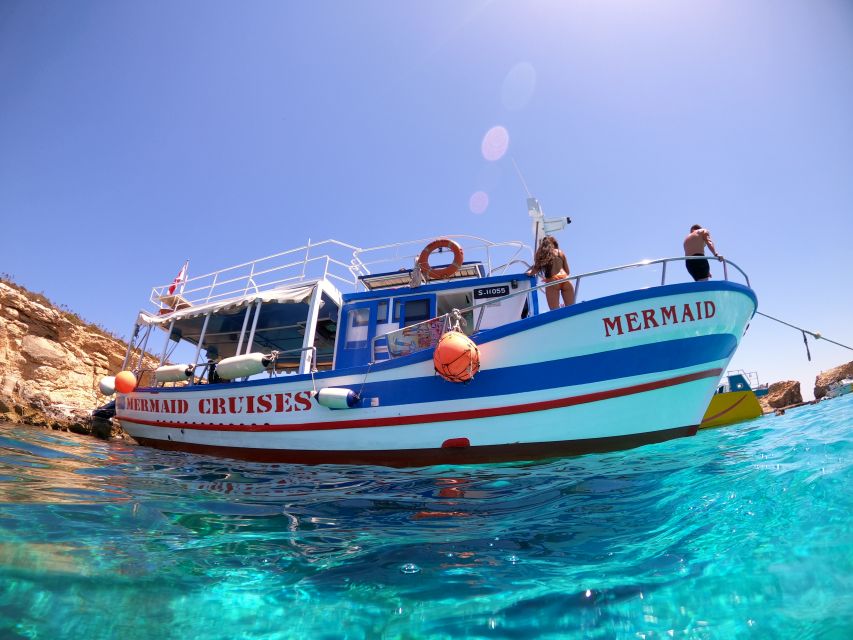 St Paul's Bay: Comino, Blue Lagoon, Gozo, & Caves Boat Tour - A five-and-a-half-hour route from Bugibba