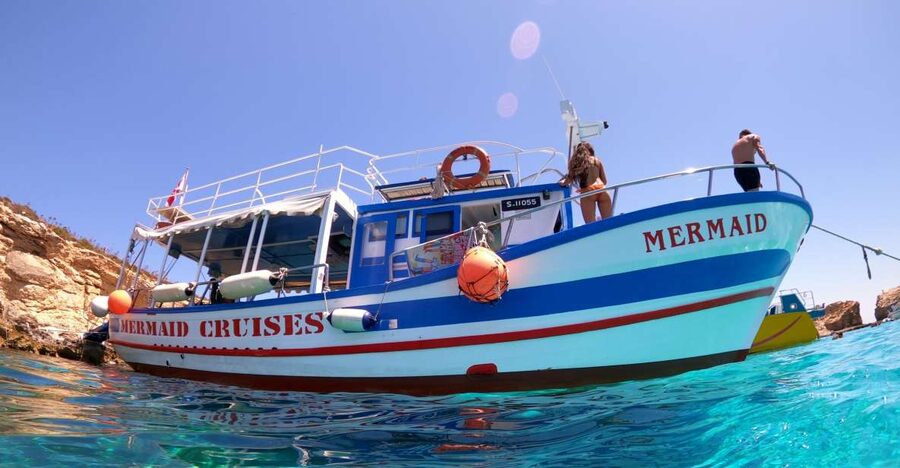 St Paul's Bay: Comino, Blue Lagoon, Gozo, & Caves Boat Tour - The Blue Lagoon: beautiful, crowded, and tightly timed