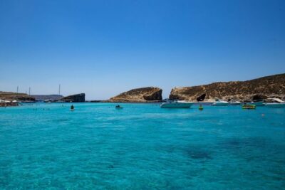 St Paul’s Bay: Comino, Blue Lagoon, Gozo, & Caves Boat Tour
