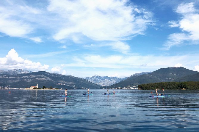 Stand-Up-Paddle Board at Bay of Kotor from Tivat or Kotor - Starting near Kotor, then heading toward calmer water