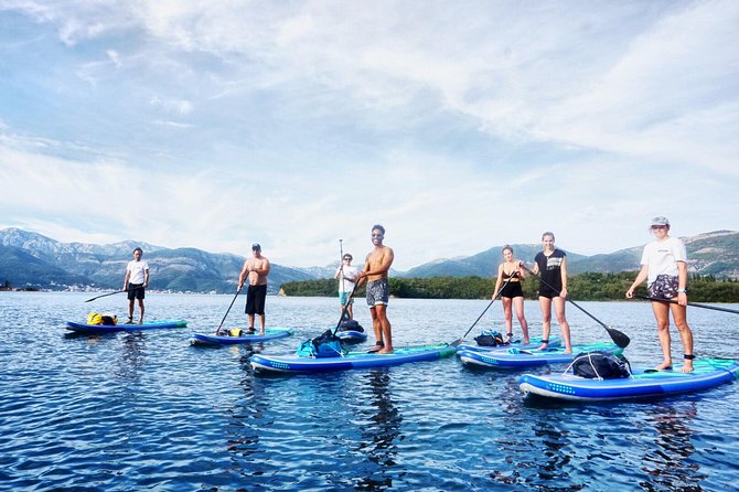Stand-Up-Paddle Board at Bay of Kotor from Tivat or Kotor - A relaxed pace, not a race