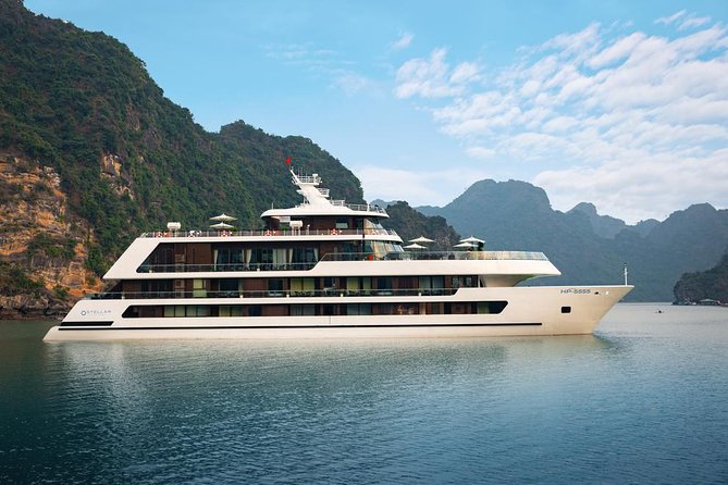 Stellar of the Seas Cruise Halong Bay 2Days 1Night on 5 Star Cruise - Leaving Hanoi for Tuan Chau Marina