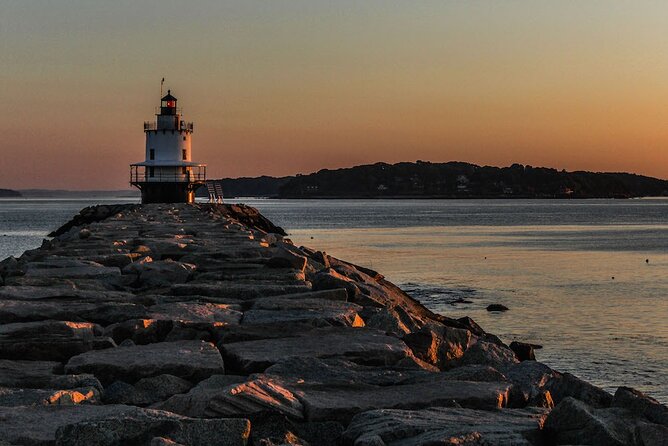 Sunset Lighthouse Cruise Tour from Casco Bay - The WWII shipyard that changed South Portland