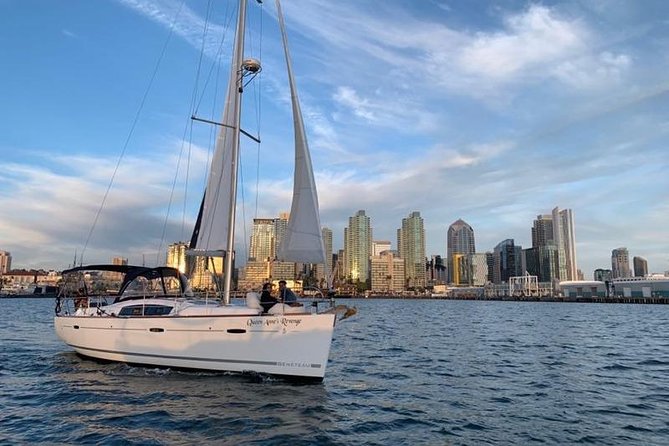 Sunset Sail Along the San Diego Skyline - Bean bags, blankets, and onboard comfort
