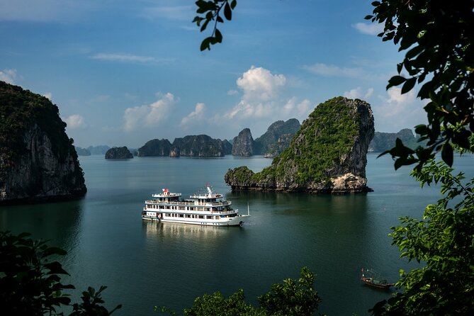 Swan Cruises Ha Long & Bai Tu Long Bay 2D1N - Thien Canh Son Cave - Bai Tu Long Bay instead of a quick Ha Long Bay visit