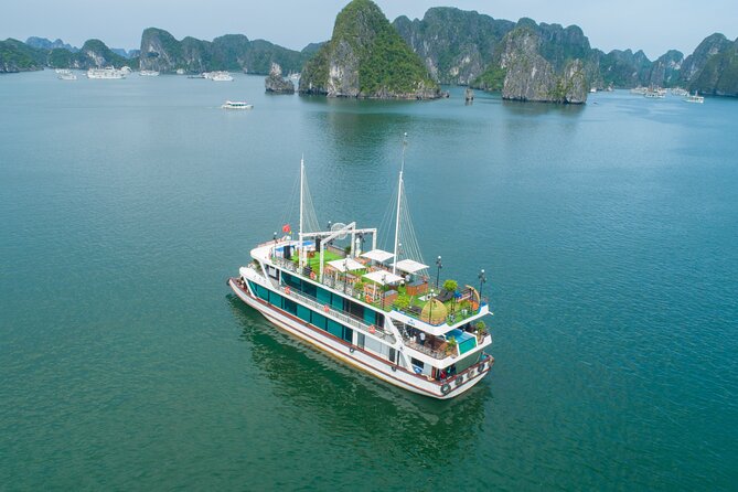 Sweetness Cruise Ha Long Bay: Caves, Kayaking, Swimming & Lunch - Lunch while the limestone islands pass by