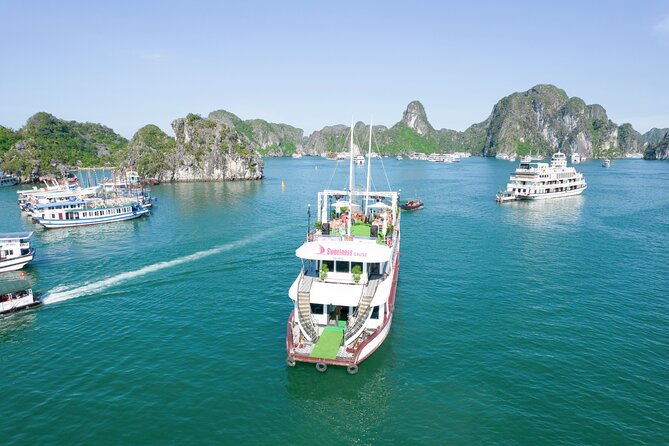 Sweetness Cruise Ha Long Bay: Caves, Kayaking, Swimming & Lunch - Ti Top Island for swimming or the summit view