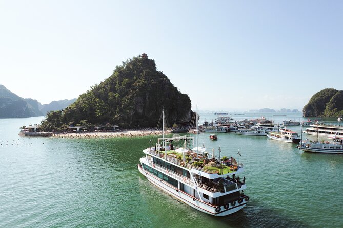 Sweetness Cruise Ha Long Bay: Caves, Kayaking, Swimming & Lunch - The sunset party and jacuzzi finish