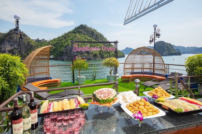 Sweetness Cruise Ha Long Bay: Caves, Kayaking, Swimming & Lunch - Boarding at Ha Long International Passenger Port