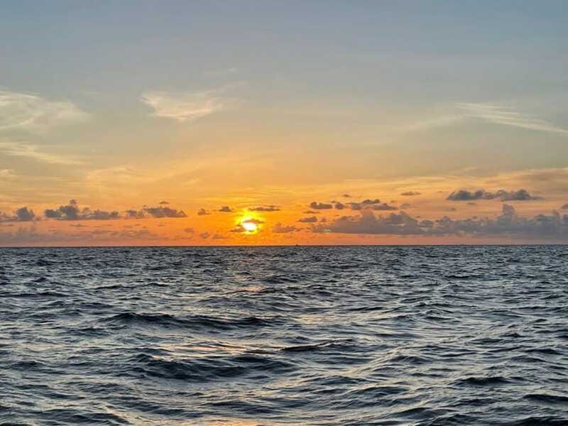 Tampa Bay: Sunset Cruise with Celebrity Homes and Wildlife - Heading into the Gulf when weather allows