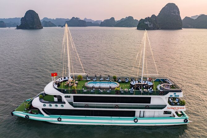 The Best 5 Star Halong Bay Cruise with Buffet,pool, Sunset Party - Key points to know before booking