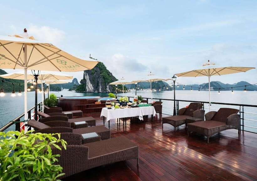 The BEST Ha Long Bay 5-Star Day Trip with Pamela Cruise - Entering Sung Sot Cave at 12:15