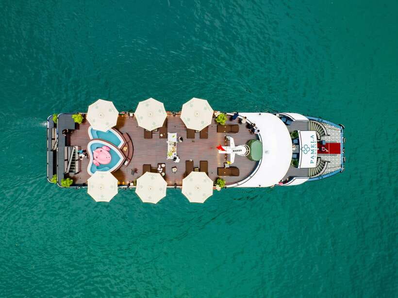 The BEST Ha Long Bay 5-Star Day Trip with Pamela Cruise - Kayaking or bamboo boating through Luon Cave