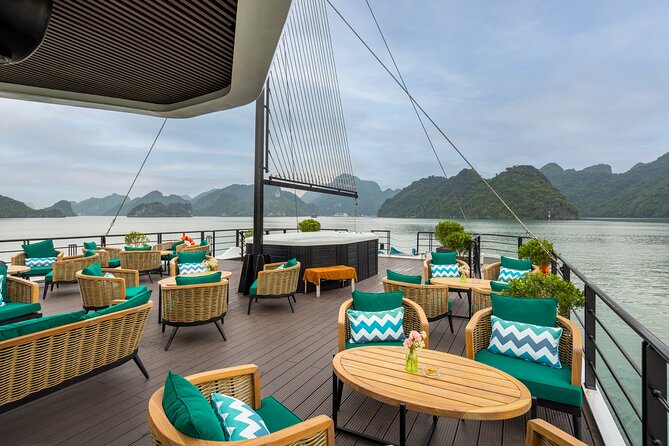 The Catamaran Luxury Day Cruise to Halong Bay from Hanoi(Best Selling) - Kayaking or bamboo boat at Bright and Dark Cave