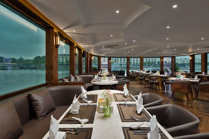 The Catamaran Luxury Day Cruise to Halong Bay from Hanoi(Best Selling) - Swimming, trampoline, and the catamaran water slide