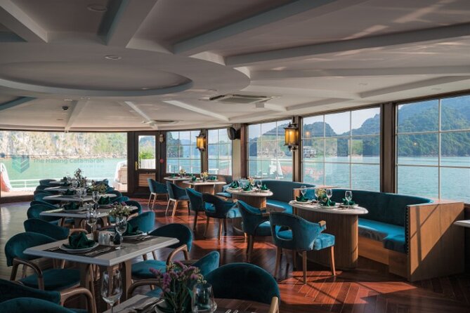 The Catamaran - Luxury Full Day Cruise To Halong Bay & Lan Ha Bay - Boarding at Tuan Chau and settling into the boat