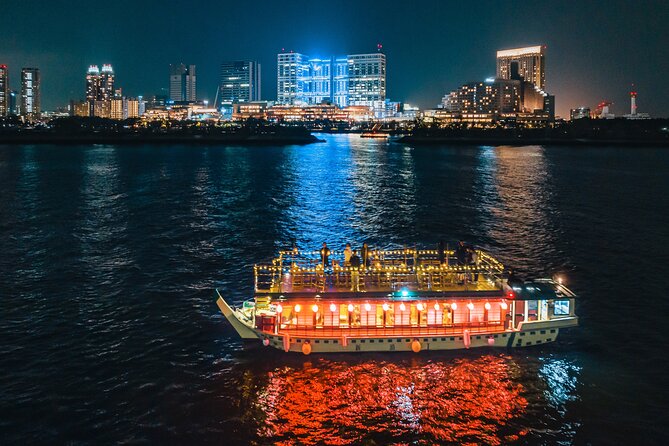 Tokyo Bay Yakatabune Dinner/Day Cruise with Japan Show and Drinks - Boarding at Etchujima