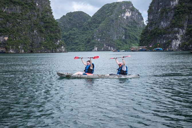 Unique Halong Private Day Cruise - Fishing Village, Kayak - Tien Ong Cave and Halong Bay geology