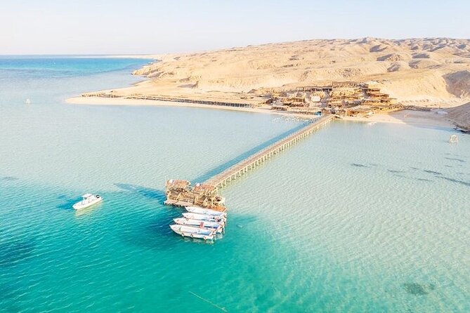 ViP Orange Bay Giftun Island Tour By Boat With Lunch in Hurghada - Boarding the boat from Hurghada