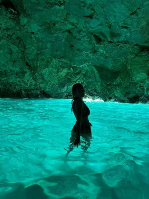 Vlore: Grama Bay & Karaburun Caves 8-Hour Speedboat Tour - Dafina Bay is the first long swimming break