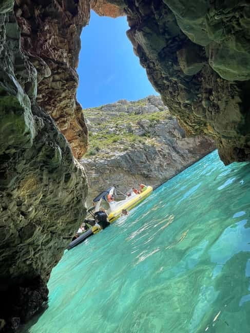 Vlore: Grama Bay & Karaburun Caves 8-Hour Speedboat Tour - Bristan Bay keeps things quiet and simple