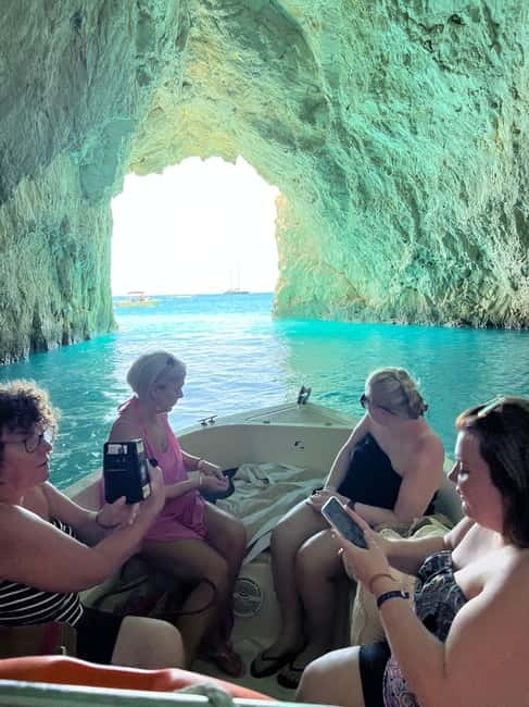 Zakynthos: Laganas Bay, Myzithres & Turtles Speedboat Tour - Marathonisi and the final swim
